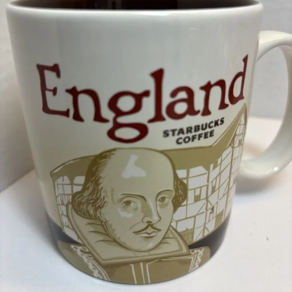 Starbucks Shakespeare England Mug 16 Oz Original UK 2013 - Picture 8 of 8